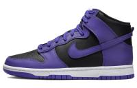 Nike Dunk High 'Психический Фиолетовый и Черный' Удобные Высокие Кеды Повседневная Скейтборд Обувь Мужская