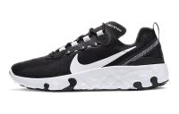 Nike React Element 55 противоскользящие амортизаторы низкие топ детские беговые кроссовки черный белый подростки
