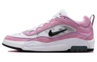 Nike SB Ishod Замша Устойчивая к истиранию Дышащая Низкие Кроссовки для скейтбординга Унисекс Розовые