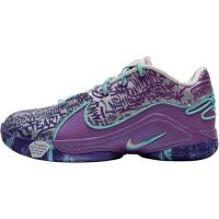 Nike LeBron 22 Устойчивые к истиранию Низкие Детские Баскетбольные Кроссовки Фиолетовые