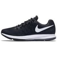 Nike Air Zoom Pegasus 33 Амортизация Износостойкий Низкий Топ Беговые кроссовки Женские Черный