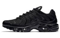 Nike Air Max Plus Vintage Амортизация Низкий Верх Повседневные Городские Беговые Кроссовки Мужские Черные
