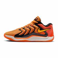 Nike KD 17 Противоскользящие Устойчивые к износу Низкие Баскетбольные кроссовки Мужские Оранжевые
