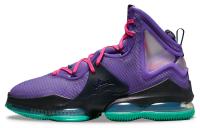 Nike Lebron 19 EP 'Фиолетовый Бирюзовый' Высокие Баскетбольные Кроссовки Мужские Фиолетовые Азиатская Версия