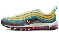 Nike Air Max 97 Износостойкие Дышащие Низкие Повседневные Беговые Кроссовки Мужские Серый Желтый