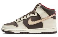 Nike Dunk High Топ Скейтборд Кроссовки Мужские Бежево-Коричневые
