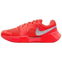 Nike GP Challenge 1 Устойчивые к истиранию Кроссовки для тенниса с низким верхом Женские Красные Серебряные