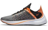 Nike EXP X14 Сетка Anti-Slip Легкий Низкий Топ Марафон Беговые кроссовки Мужские Черный Серый Оранжевый