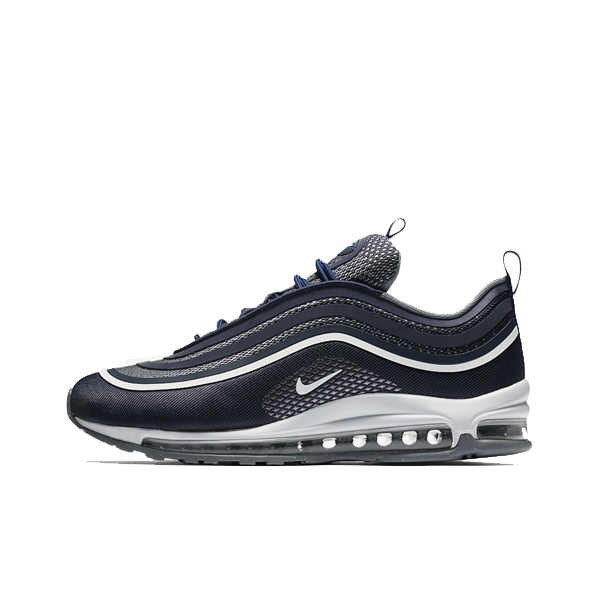 Nike Air Max 97 Low Топ Амортизирующие кроссовки для бега на длинные дистанции Унисекс Черные