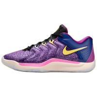 Nike KD 17 Low Топ Баскетбольные кроссовки Мужской Черный Фиолетовый Синий Азиатская версия