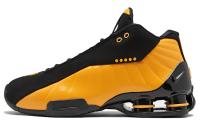 Nike Shox BB4 Series Университетский Золотой Нескользящий Легкий MID Баскетбольные кроссовки Унисекс Черный Золотой
