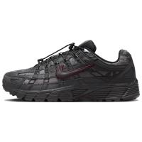 Nike P 6000 противоскользящие устойчивые к истиранию низкие беговые кроссовки женские черные
