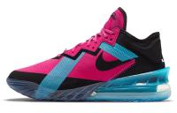 Nike Lebron 18 Low 'Fireberry' Южный пляж Низкие Баскетбольные Кроссовки для Игры Унисекс Черный Синий Розовый