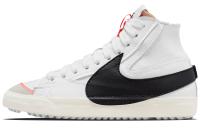 Nike Blazer Вельвет MID Скейтборд Кроссовки Унисекс Белый Черный