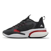 adidas Alphaboost V1 Сетка Дышащий Низкий Топ Городская Коммутация Беговые кроссовки Унисекс Черный Белый
