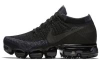 Nike VaporMax Flyknit 2 MID Топ Марафон Беговые кроссовки Женские Черные