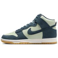 Nike Dunk High противоскользящие устойчивые к истиранию высокие скейтбординговые кроссовки унисекс синий зеленый