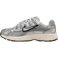 Nike P 6000 противоскользящие устойчивые к истиранию низкий топ детские беговые кроссовки серебряный