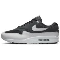 Nike Air Max 1 Устойчивые к истиранию низкие повседневные беговые кроссовки Мужские Серый Черный