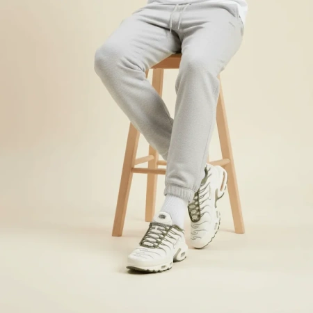 Nike Air Max Plus Устойчивые к истиранию Низкие Повседневные Мужские Кроссовки Бежево-зеленые