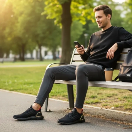 Adidas ULT Low Топ Повседневная ТРЕНИРОВОЧНАЯ БЕЖА Обувь Унисекс Черная