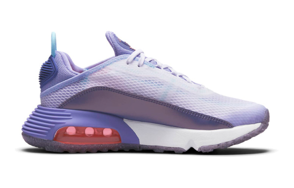 Nike Air Max 2090 SE Low Топ Детская Беговая Обувь Пурпурно-Оранжевая Подростковая