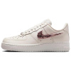 Nike Air Force 1 Slip-Resistant Abrasion-Resistant Low-Top Скейтборд Кроссовки Унисекс Белый Розовый