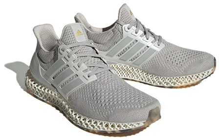 Adidas ULT противоскользящие низкие беговые кроссовки унисекс белые серые