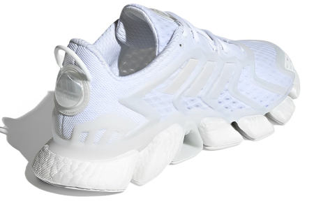 Adidas Climacool Boost Текстиль TPU Дышащий Низкий Верх Беговые кроссовки Унисекс Синий Белый