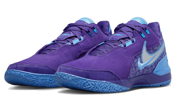 Nike LeBron NXXT Gen 'SUMMIT Озеро Hornets' Удобный Круглый Палец Противоскользящий Устойчивый к Износу Низкий Топ