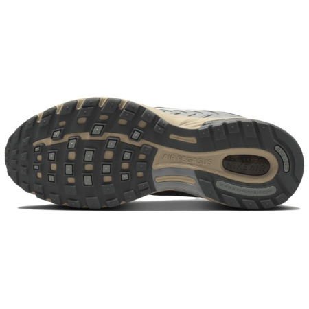 Nike Air Pegasus 2005 Устойчивый к истиранию Дышащие Низкие Повседневные Беговые Кроссовки Мужские Серый Черный
