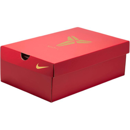 Nike Zoom Kobe 5 Противоскользящие Устойчивые к истиранию Низкие Детские Баскетбольные Кроссовки Красный Черный Унисекс