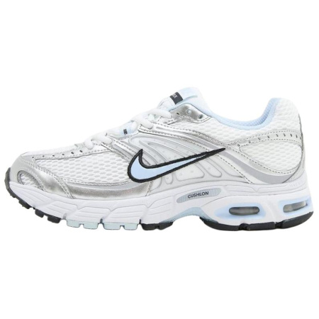 Nike Air Max Moto 2K Износостойкие Дышащие Беговые кроссовки Женские Белые Серебряные