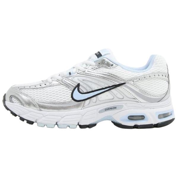 Nike Air Max Moto 2K Износостойкие Дышащие Беговые кроссовки Женские Белые Серебряные