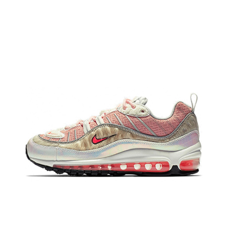 Nike Air Max 98 Low Топ Амортизирующие Повседневные Беговые Кроссовки Женские Розовые