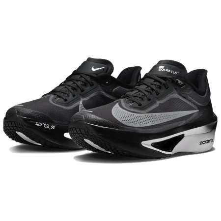 Nike Zoom Fly 6 Удобные противоскользящие низкие беговые кроссовки для женщин черные и серые