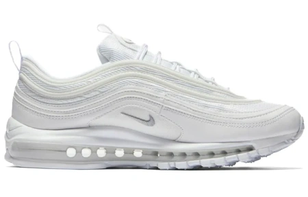 Nike Air Max 97 Амортизация Низкие Беговые Кроссовки Мужские Белые