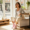 Nike Air Max DN Устойчивая к истиранию Низкая Повседневная Обувь Женская Розовая