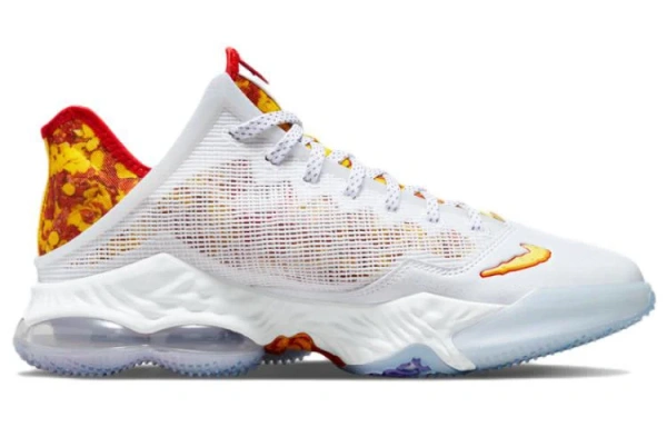 Nike Lebron 19 Lebron 19 Low EP Фрукты Овсянка Удобный Круглый Палец Текстиль Синтетическая кожа TPU