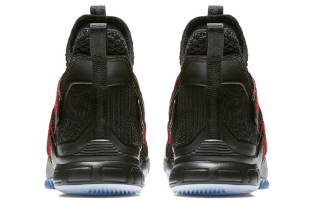 Nike Zoom Soldier 12 Круглый носок Нескользящий Легкий MID Баскетбольные кроссовки для игры Мужской Черный Красный