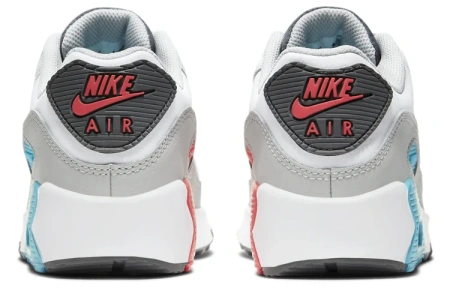 Nike Air Max 90 Синтетическая кожа Низкие кроссовки для бега Детские