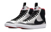 Nike Blazer '77 SE D Замша Противоскользящий Устойчивый к истиранию MID Верх Детские Скейтбординг Черный Белый Красный
