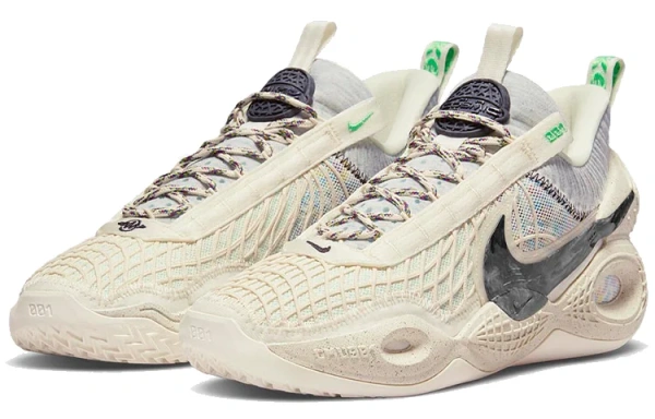Nike Cosmic Unity 1 EP Low Топ Баскетбольные кроссовки Унисекс Экрю Азиатская версия