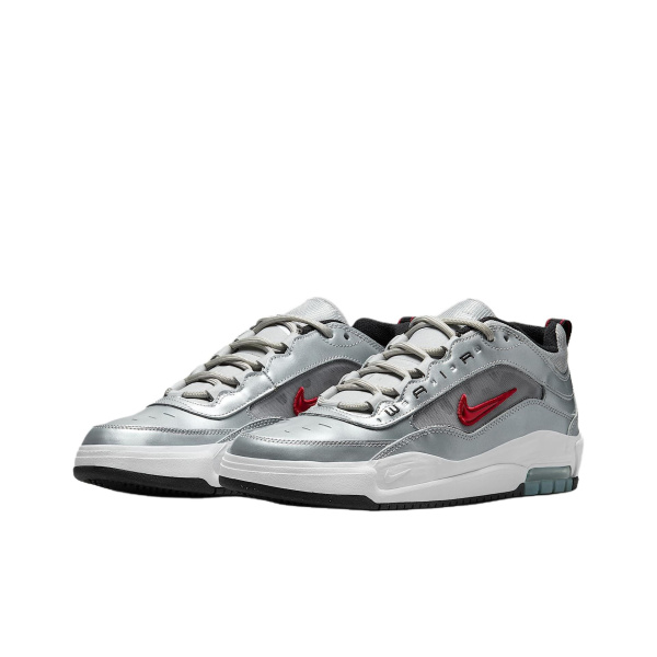 Nike Air Max Ishod противоскользящие устойчивые к истиранию низкие кеды для скейтбординга мужские серебряные