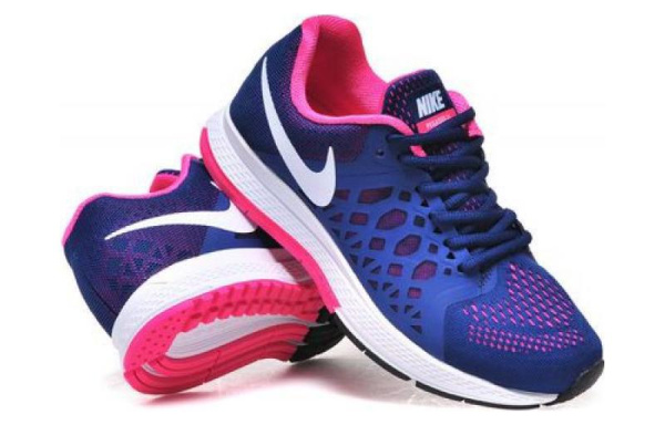Nike Air Zoom Pegasus 31 Противоскользящие Устойчивые к истиранию Низкие Беговые кроссовки Женские Синие