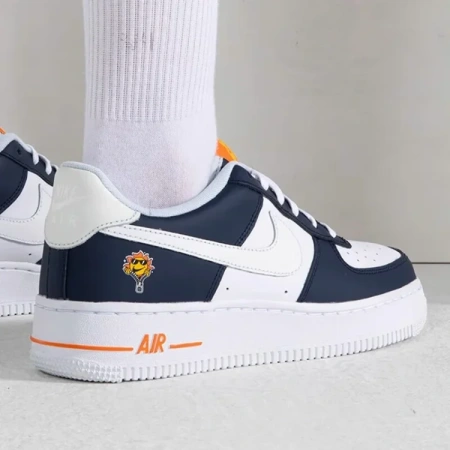 Nike Air Force 1 'UV Color Change' Кожа Устойчивая к истиранию Дышащий Низкий Верх Детские Скейтбординг Сине-белый