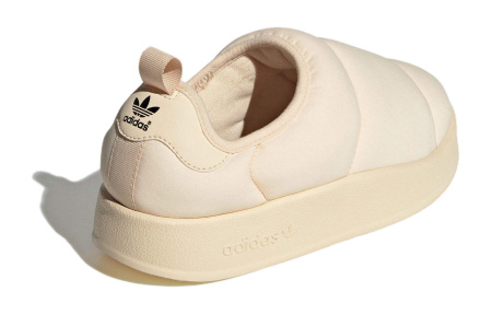 Adidas Puffylette J Устойчивая к истиранию Низкая Повседневная Обувь Кремовый Абрикос Унисекс