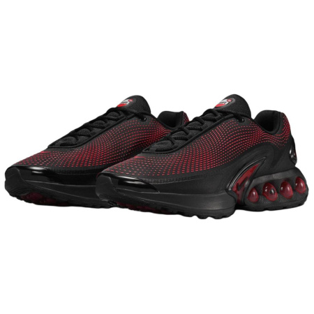Nike Air Max Dn Дышащая Поддержка Низкий Топ Повседневная Беговая Обувь Унисекс Черный Красный