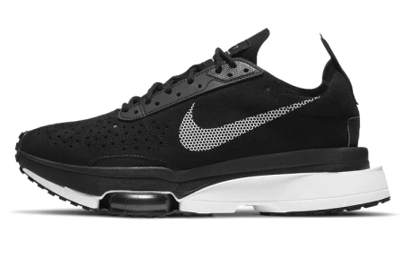 Nike Air Zoom Тип Ткань Амортизация Противоскользящий Низкий Топ Повседневная Обувь Женская Черный Белый