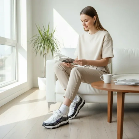 Nike Air Max Tl 2,5 Устойчивая к истиранию Низкая Повседневная Обувь Унисекс Белая